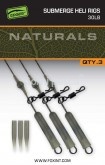 Fox EDGES™ Naturals Submerge Heli Rig Leaders 30LB