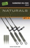 Fox EDGES™ Naturals Submerge Heli Rig Leaders 40LB